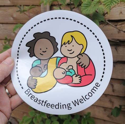Breastfeeding Welcome Window Sticker Etsy