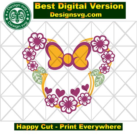 Floral Mickey Svg Free - 1917+ SVG PNG EPS DXF File - Free SVG Characters