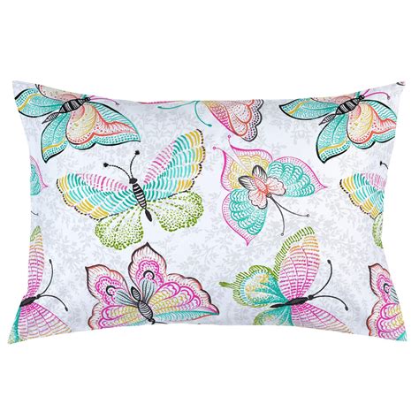 Bright Damask Butterflies Pillow Case Butterfly Pillow Pillows