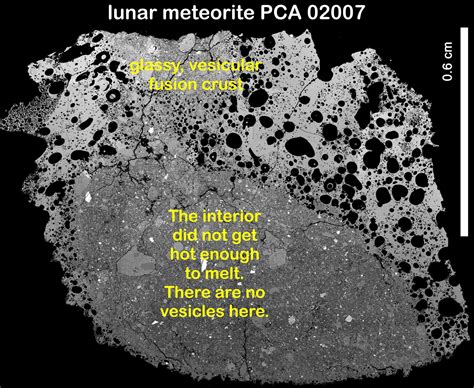 Vesicles Vugs And Amygdules Some Meteorite Information Washington