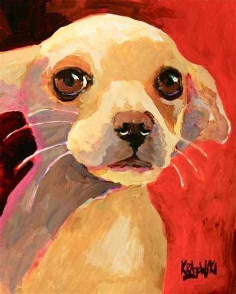 Chihuahua Art Print Of Original Acrylic Painting 11x14 Dog Etsy