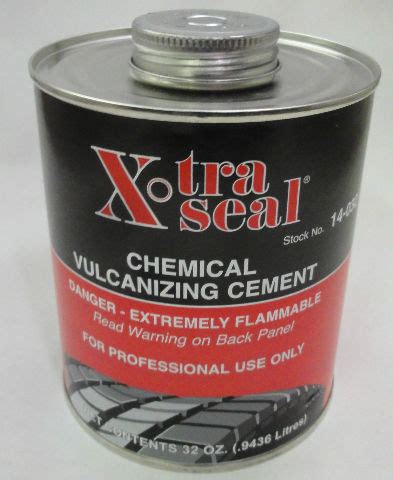 Tire Tube Patch Chemical Vulcanizing Cement 32oz- 6 QTY