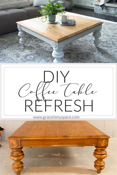 Maybe you would like to learn more about one of these? DIY Coffee Table | How to Transform a Thrifted Coffee Table | Grace In My Space