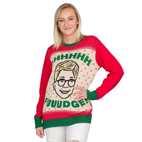 Womens A Christmas Story Ohhhh Fuuudge Ralphie Ugly Sweater