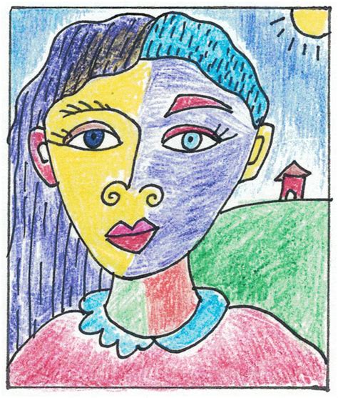 Picasso Faces Zilker Elementary Art Class 3rd Grade Picasso Faces