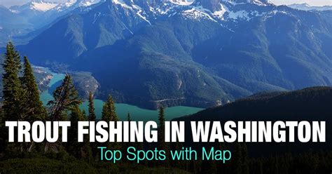 No bow fishing, dip netting, or seining is allowed on stocked trout waters. Trout Fishing in Washington (WA) - Top Spots with Map