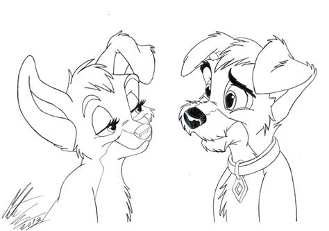 140 free coloring pages ladybug and cat noir will appeal to all girls, and maybe even boys. Lady And The Tramp 2 Coloring Pages at GetColorings.com ...