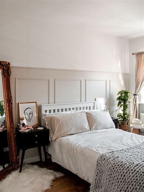 While the most classic wood panel look is made up of evenly spaced vertical posts bordered by a horizontal trim at the top, there are lots of ways to get creative with this wall paneling diy too. DIY Wall Panelling. ~ Gemma Louise in 2020 | Wall bedroom ...
