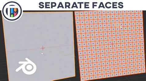Blender 28 Tutorial How To Separate Individual Faces From A Mesh
