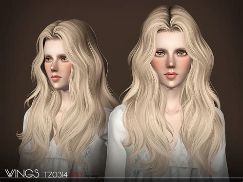 Wings Hair Ts3 Tz0314 F Created For The Sims 3 S4 Emily Cc Finds