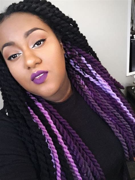 African American Women Yarn Braids Hairstyles Fashionist Now