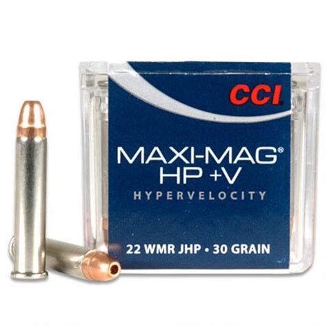 Cci Maxi Mag 22 Magnum 30 Grain Jacketed Hollow Point V 50 Roundsbox