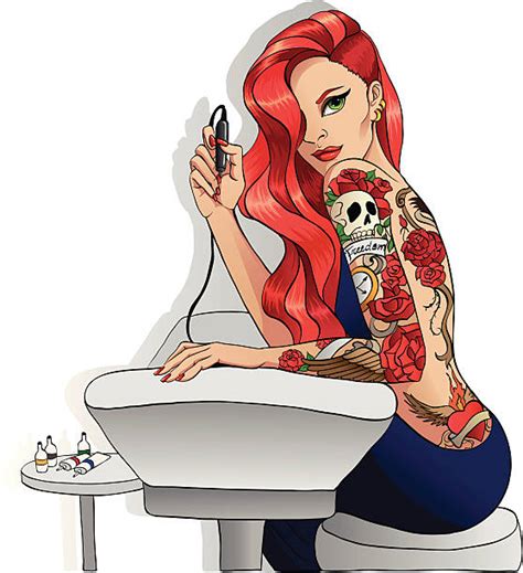 Royalty Free Tattoo Woman Clip Art Vector Images And Illustrations Istock