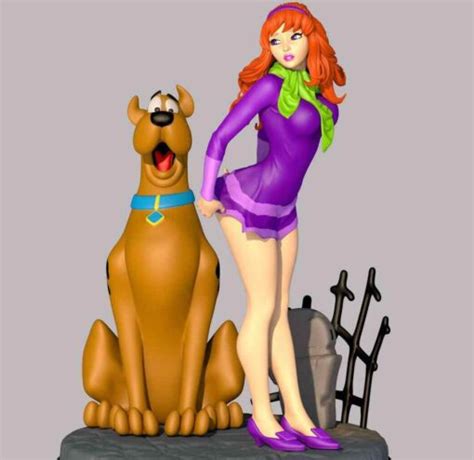Sexy Daphne And Scooby Doo Diorama Statue ‹ 3d Spartan Shop