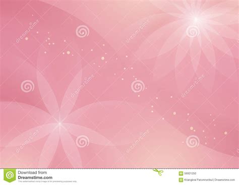 Abstract Floral Light Pink Background For Design Stock