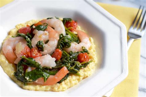 Easy Creamy Polenta Shrimp And Vegetable Bowls Better Is The New