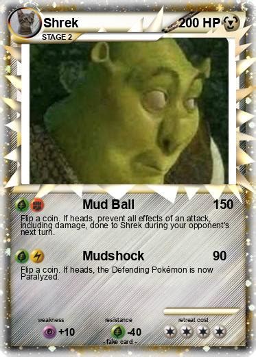 Pokémon Shrek 2349 2349 Mud Ball My Pokemon Card