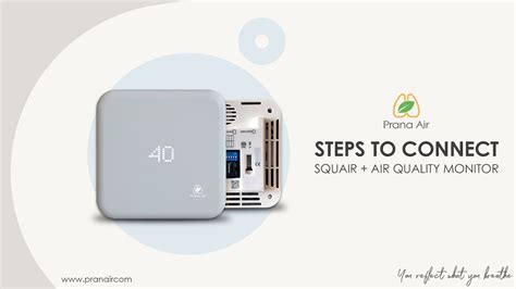 Prana Air Squair Indoor Air Quality Monitor Wifi Gsm Connectivity