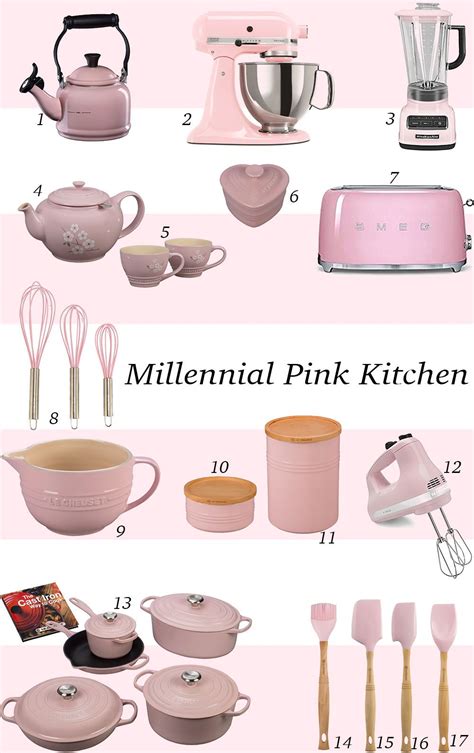 Millennial Pink Kitchen | Pink kitchen decor, Pink kitchen ... Pink 'kali floral i' microfiber bath or kitchen mat.