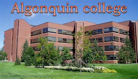 Algonquin college | Algonquin college, College, College info