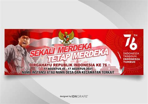 Download Desain Spanduk Hut Ri Ke Terbaru Idn Grafis