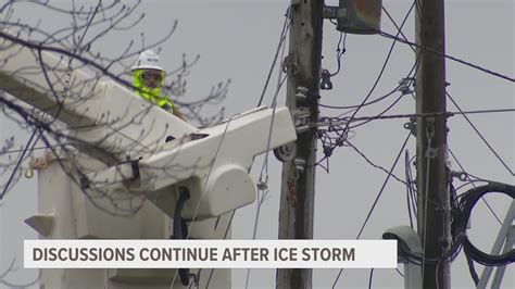 Discussions On Helping Utility Customers Continue After Ice Storm