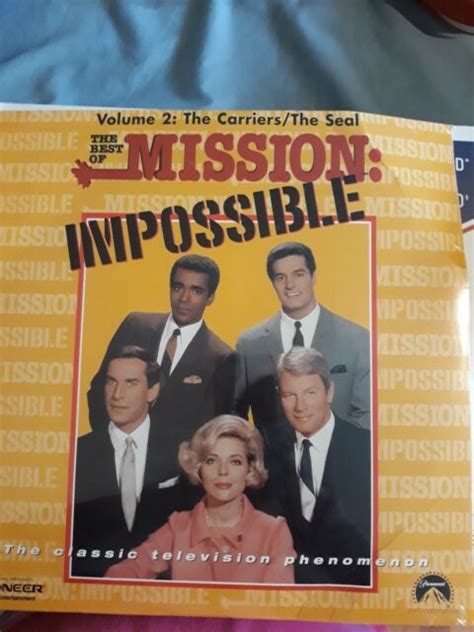 Classic Vintage Mission Impossible Laser Disc 196667 Two Episodes