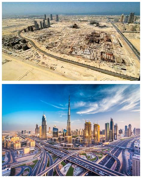 تغییرات دیدنی دبی در 30 سال اخیر عکس های قبل و بعد