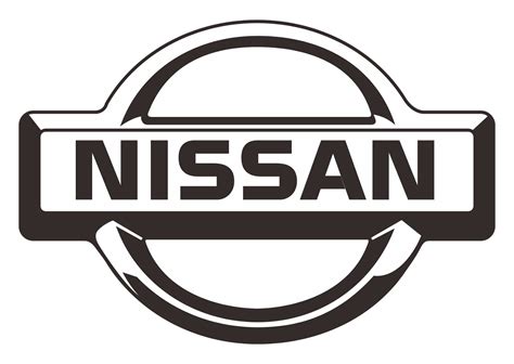 Nissan Black White Design Logo Vector Automobile Manufacturer Format