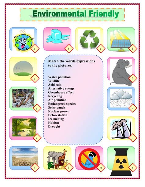 Grade 1 Environment Worksheets