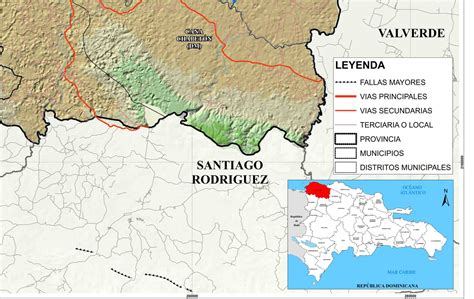 Mapa Geomorfológico Provincia Monte Cristi Infraestructura De Datos Espaciales De La República