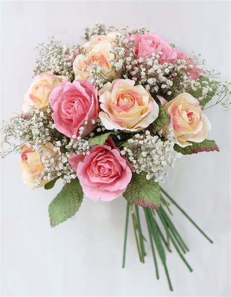 Maybe you would like to learn more about one of these? Paper Rose Wedding Bouquet | Paper & Dried Flowers