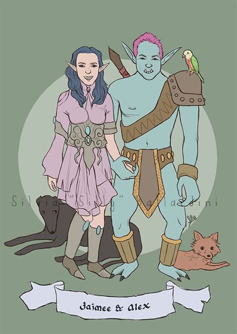 Custom fantasy RPG digital portrait! 1 person, couple, family. | Gamer