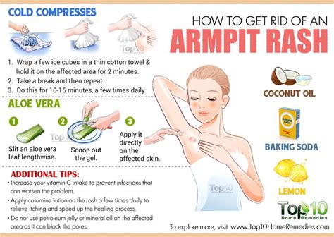 How To Get Rid Of An Armpit Rash Top 10 Home Remedies