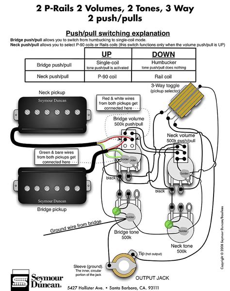 You'll find a list of commonly used circuit diagrams on this page. Maybe this wiring for the Carvin. | Bass guitar pickups, Guitar building, Guitar diy