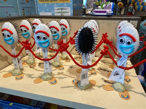 Photos Bizarre New Toy Story 4 Forky Hairbrush Spotted At Disney