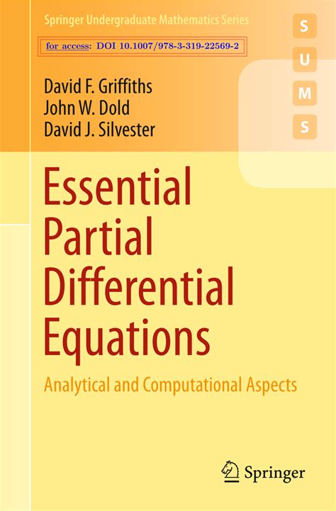 PDF Essential Partial Differential Equations Analytical And