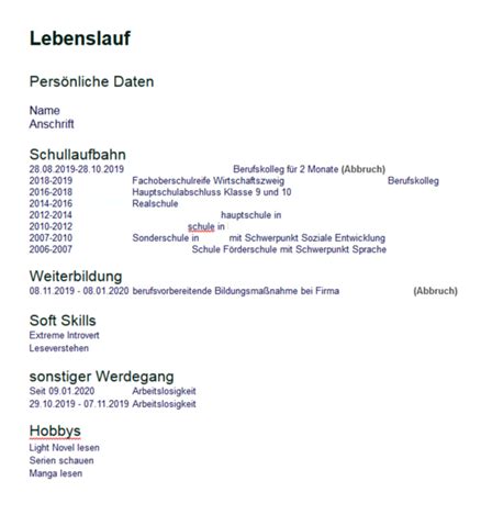 Du bewirbst dich für ein praktikum und musst einen lebenslauf für deine bewerbung schreiben? Arbeitslos Im Lebenslauf Schreiben : Lena schneider ist hr & recruitment manager beim ...