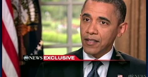 President Obama Abc News Interview On Same Sex Marriage C