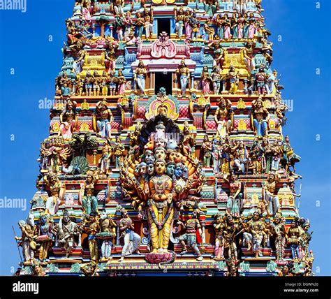 Gopuram Or Gate Tower At The Entrance To The Hindu Temple Of Colombo Ii