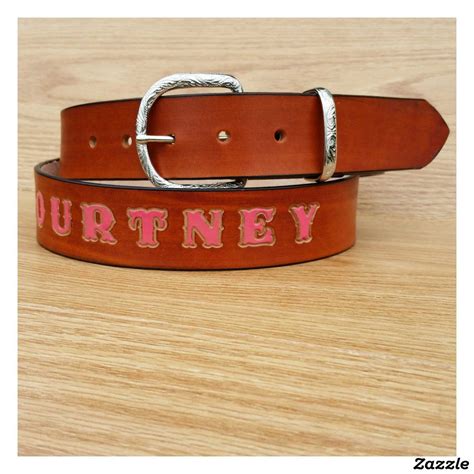 Custom Name Belts Personalized Womens Leather Belt