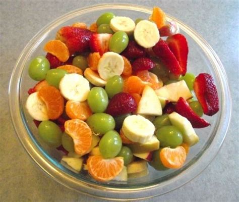 Fruit Salad2 Apples 2 Mandarin Oranges 4 Bananas 1 Can