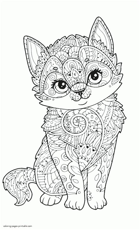 Printable Animal Pictures To Color For Adults