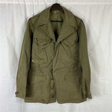 Original Wwii Us Army M43 Field Jacket Small Ebay