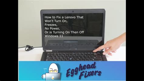 How To Fix A Lenovo That Wont Turn On Freezes No Power Or Is