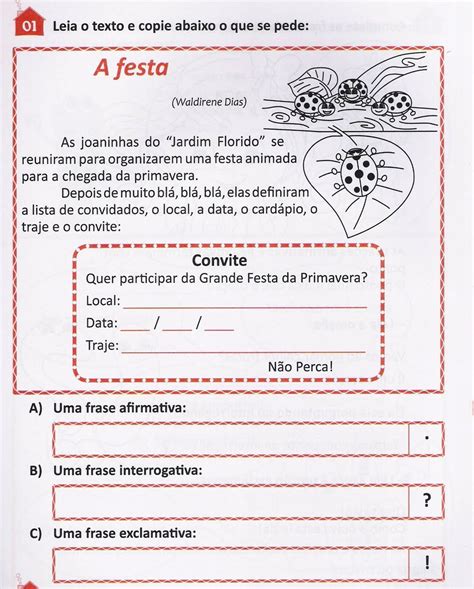 Atividade Tipos De Frases
