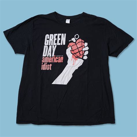 Green Day american idiot T-Shirt XLarge / XXL – Double Double Vintage