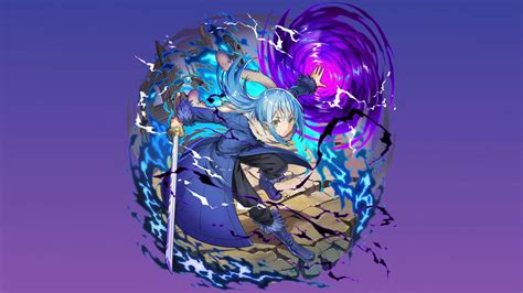 Download Rimuru Tempest Dark Lightning Wallpaper