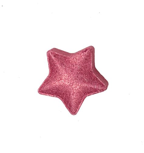 Fizz Bombs Pink Raspberry Stars Sparkle Drops