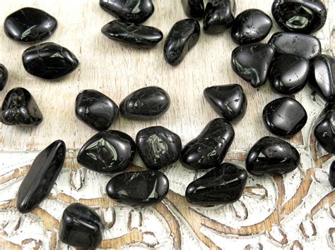 Black Onyx Tumbled Healing Stones